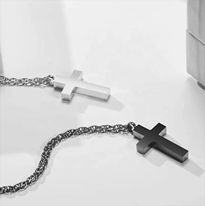 Collier cinéraire croix