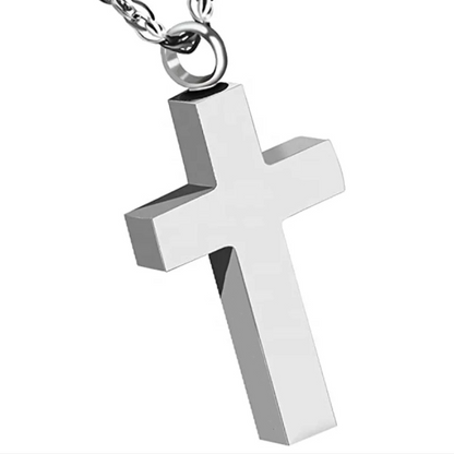 Collier cinéraire croix