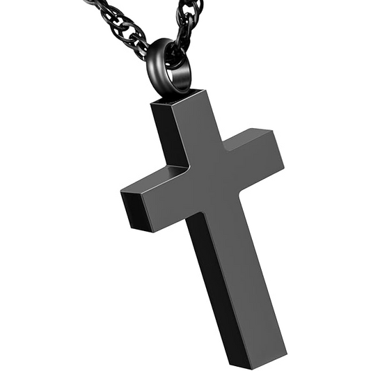 Collier cinéraire croix