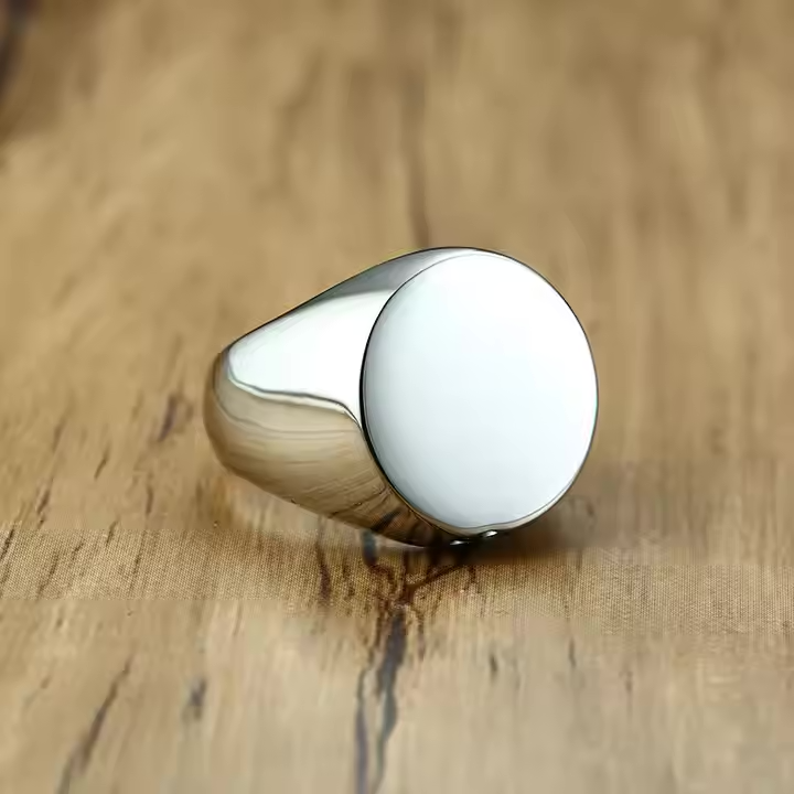 Bague cinéraire ronde