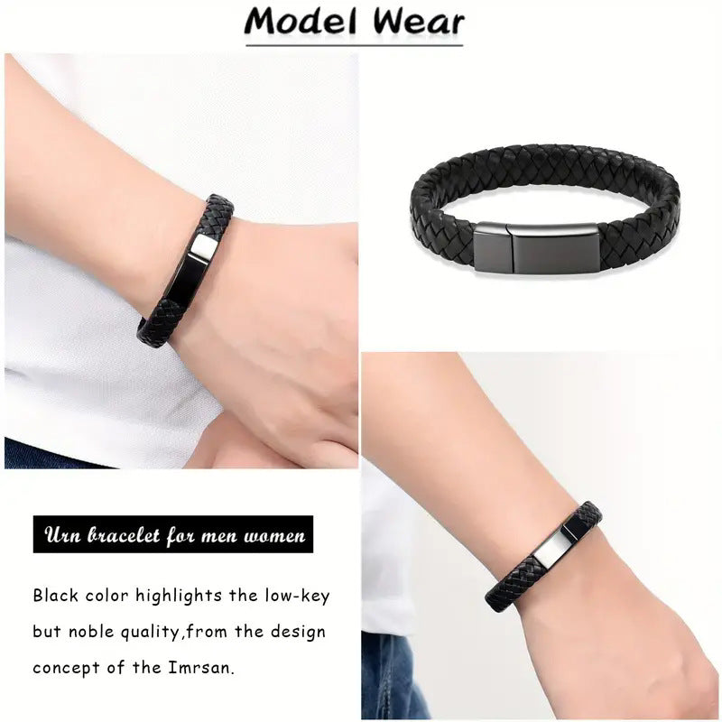 Bracelet cinéraire noir