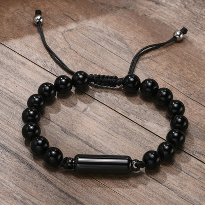 Bracelet cinéraire perles de cristal