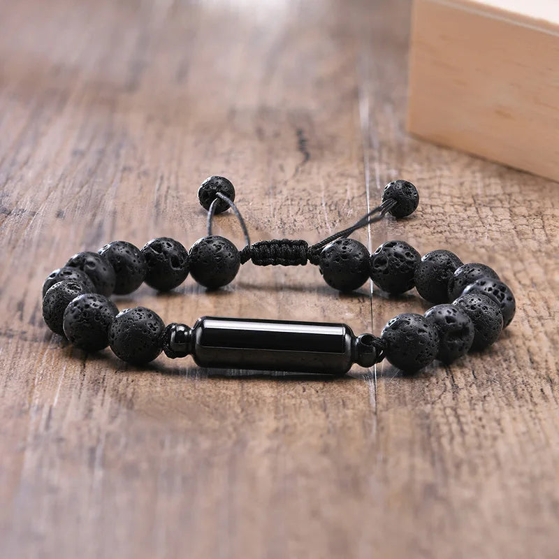 Bracelet cinéraire perles de cristal
