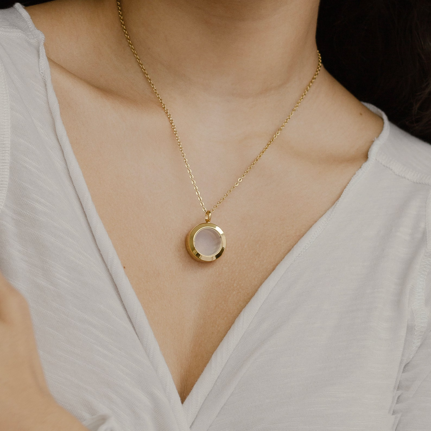 Collier cinéraire rond