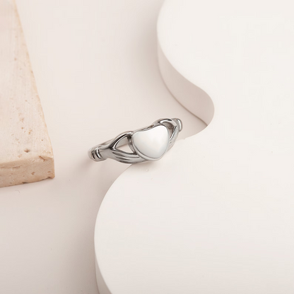 Bague cinéraire cœur
