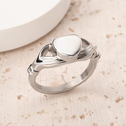 Bague cinéraire cœur