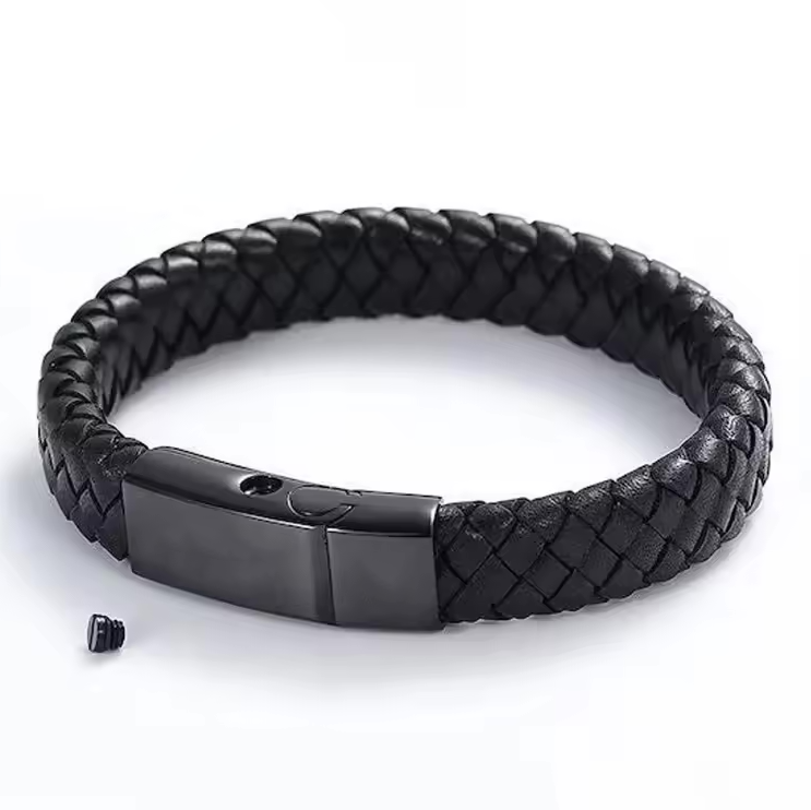 Bracelet cinéraire noir