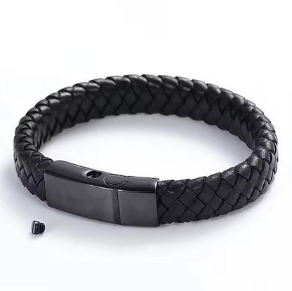 Bracelet cinéraire noir