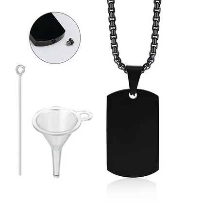 Collier cinéraire porte-tag
