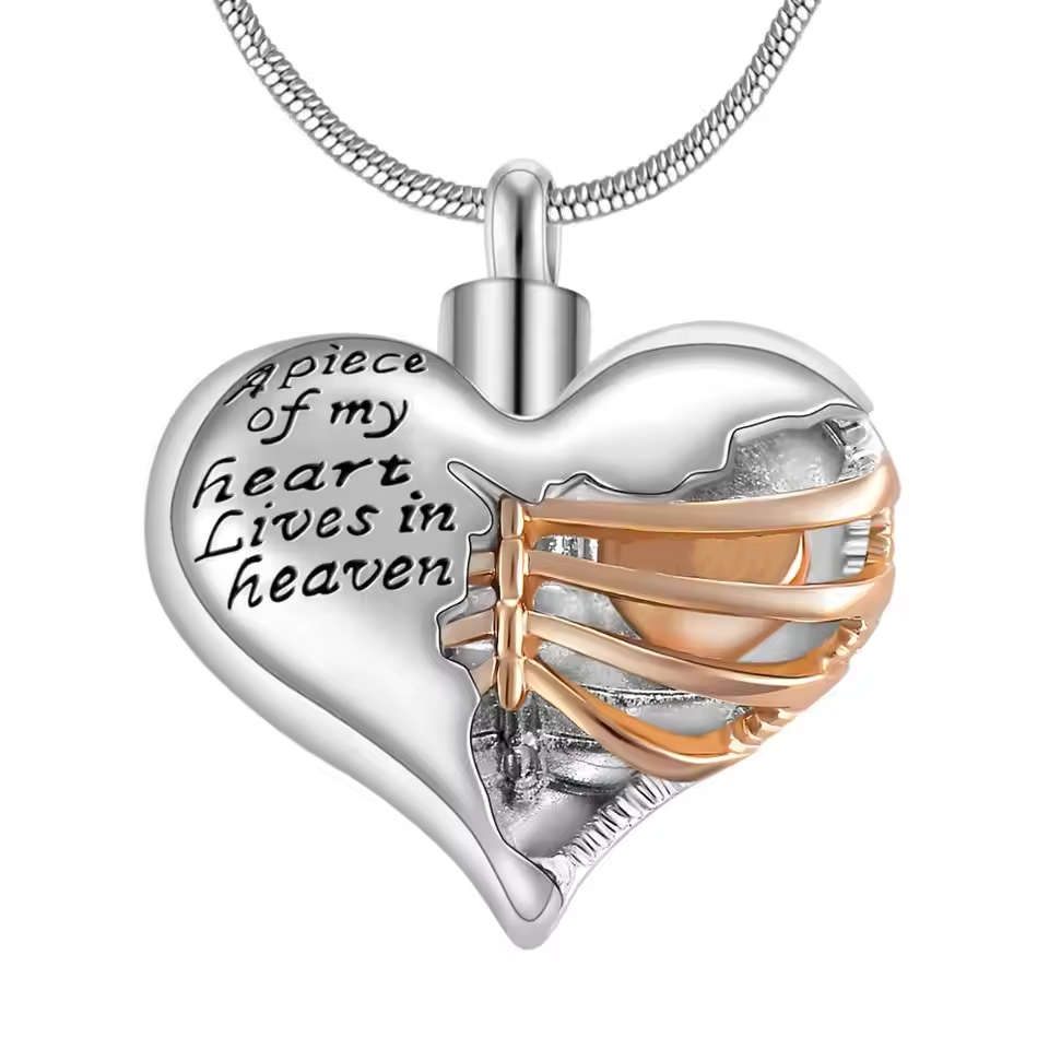 Collier cinéraire cage thoracique